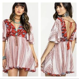 NWT Free People Women’s Red Tunic Top